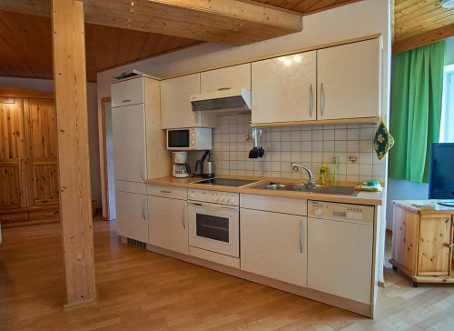 Küchenzeile in einer Ferienwohnung Küchenzeile in einer Ferienwohnung